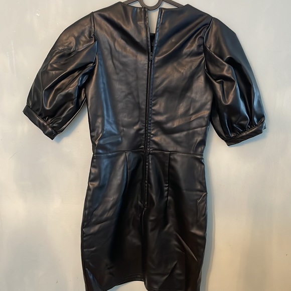 H&M Pleather Mini Dress - Picture 3 of 3